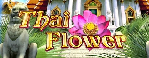 Thai Flower Slot Logo Banner Image