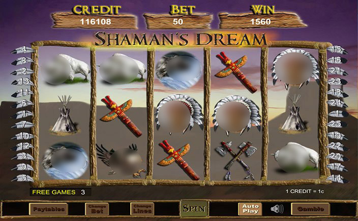 Shaman’s Dream Slot Gameplay