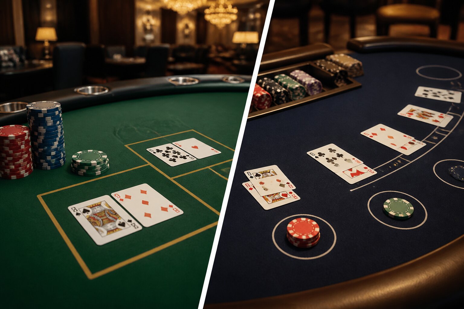 Baccarat vs Blackjack Comparison | Rules, Odds & Gameplay Guide