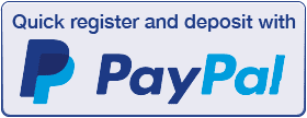 Quick register & deposit with PayPal button
