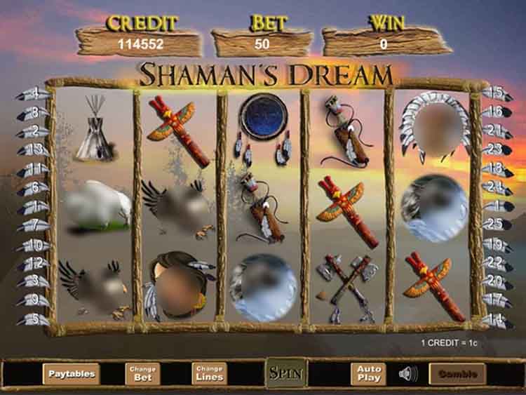 Shaman’s Dream Slot Reels