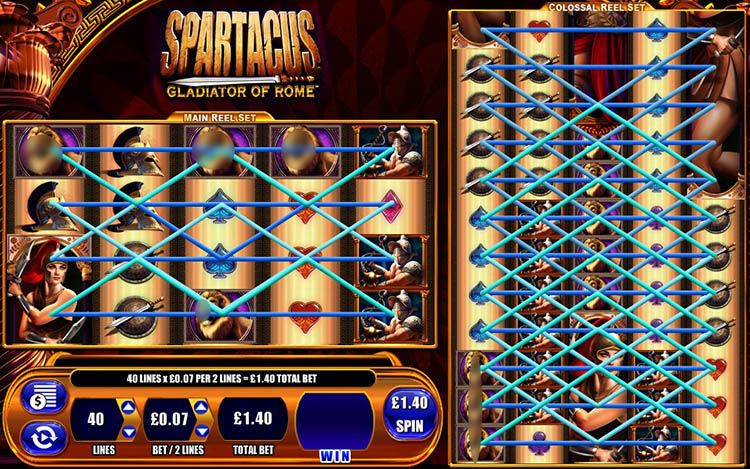 Spartacus Gladiator of Rome Slots