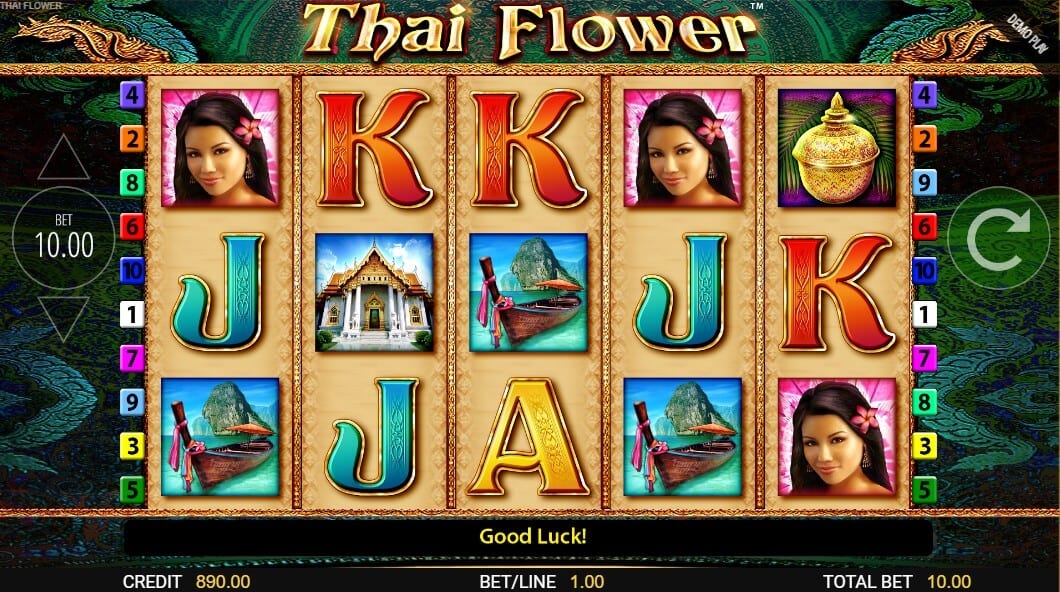 Thai Flower Slots Gameplay