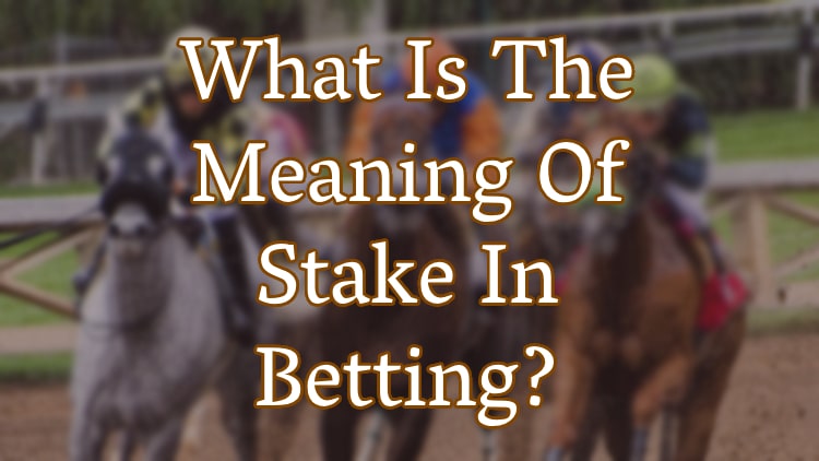 What Is The Meaning Of Stake In Betting?